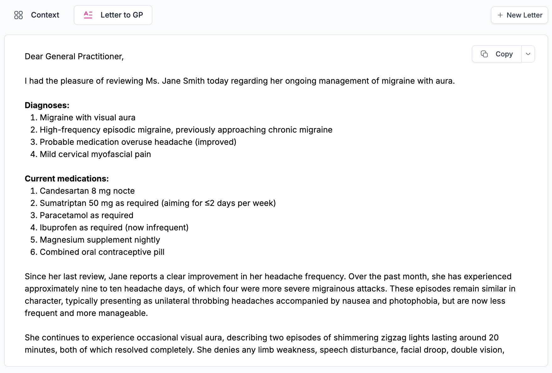 Improved context workflow and first-pass accuracy